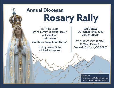 Rosary Rally October 15, 2022